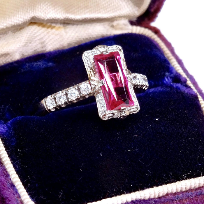 Bague Art Déco transformée
