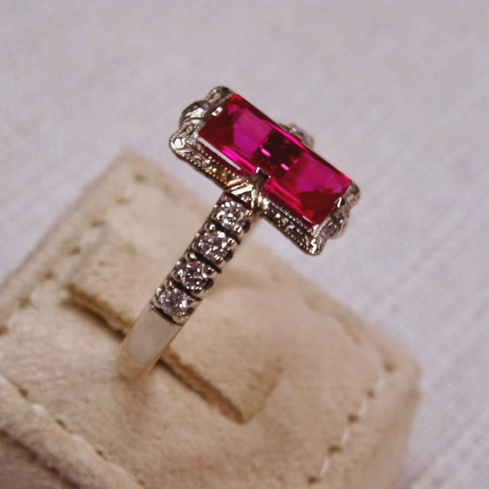 Bague Art Déco transformée