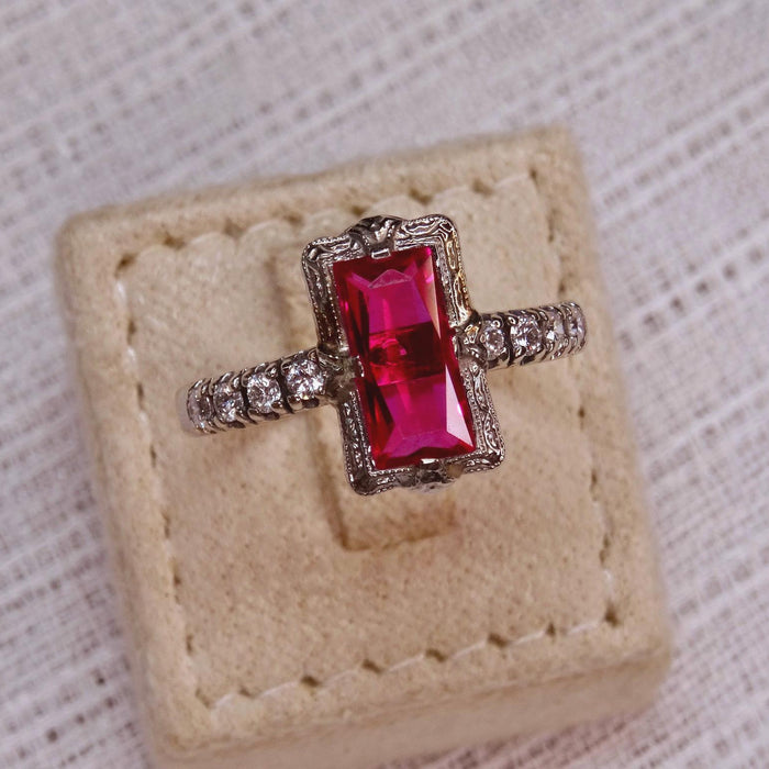 Bague Art Déco transformée